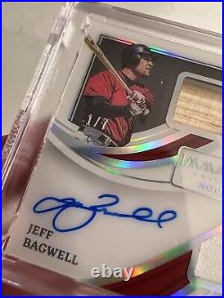 2023 Immaculate Dual Material Signatures Holo Silver Berkman / Bagwell /7 Astros