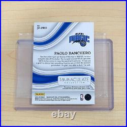 /28 Patch Silver 2023 Panini Immaculate Paolo Banchero Rookie RC Jersey JP PAO