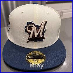 7 1/2 Milwaukee Brewers Pro Image Sports Landmark Collection Fitted Hat