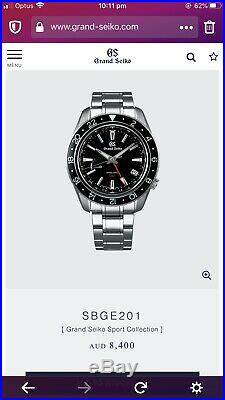 AS NEW Grand Seiko SBGE201 Sport Collection 44mm