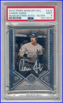 Aaron Judge 2019 Topps Museum Collection Silver Framed Auto #4/15 Psa 9 Mint