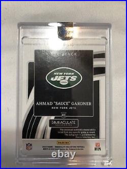 Ahmad Sauce Gardner Rookie Eye Black Auto Immaculate #REB-ASG /99 RC