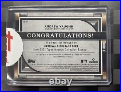 Andrew Vaughn Rookie Auto Topps Museum Collection Archival Silver Auto #/199