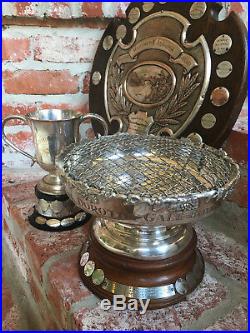 Antique English Auto Car Club Race Sport Trophy Bowl 1962 Silverplate Lancashire