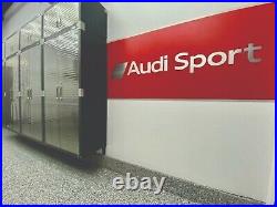 Audi Sport Garage Sign 6 Feet Wide Aluminum Lettering Shop Office Man Cave Gift