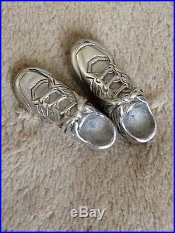 Authentic Rare Tiffany & Co Sneakers Shoes Key Ring Keychain Silver Vintage