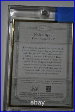 BB 2017 Topps Transcendent Collection Nolan Ryan Silver Autograph 2/15 Auto