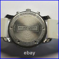 BURBERRY Sport Collection White Chrono Calendar Watch BU7767
