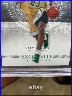 Bgs 9.5 With 10 True Gem Exquisite Collection 2013 Silver /10 Lebron James