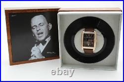Bulova 97B205 Men's Frank Sinatra Collection Automatic Tank Watch Gold Plated