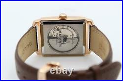 Bulova 97B205 Men's Frank Sinatra Collection Automatic Tank Watch Gold Plated