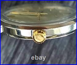 Bulova Corporate Collection 2 Tone Gold Silver Mens Watch