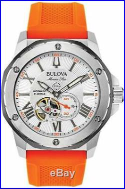 Bulova Marine Star Collection 200m Stainless Steel Mens Watch 98A226
