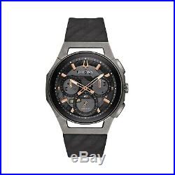 Bulova Men's 44mm CURV Collection Dark Gray Chronograph Watch