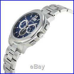 Bulova Men's Classic Collection Quartz Date Calendar Blue Dial 43mm Watch 96B219