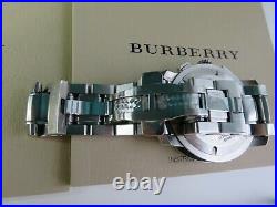 Burberry BU9800 Chronograph Utilitarian Collection Stainless XL 46MM MEN'S WATCH