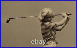 C1920 10x13 CANDID DECO JEAN HARLOW CLARENCE SINCLAIR BULL SILVER GELATIN PHOTO