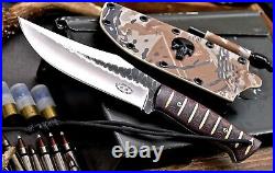 CFK Handmade DC53 Custom Tactical Skinner Hunting Sport Knife & Kydex Sheath Set