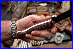 CFK Handmade Hammered D2 Custom Large Hunting Skinner Camping Sport Knife Set