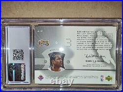 CGC 9.5 2001-02 UD Ultimate Collection Jersey Patches Allen Iverson Silver 04/25