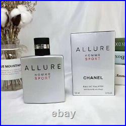 Chanel Allure Homme Sport 3.4oz 100ml Eau De Toilette Spray New In Box Sealed