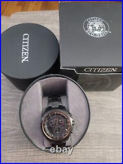 Citizen AT2187-51E Mens Watch Drive Collection Eco-Drive Chronograph RARE WATCH