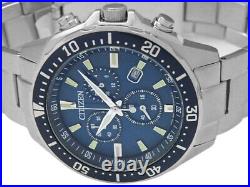 Citizen Collection Eco Drive VO10-6772F Men's Quartz Blue Dial Wristwatch withBox