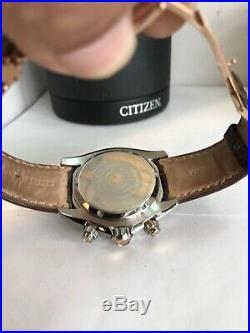 Citizen Mens Moon Phase Flyback Signature Collection Strap Watch AV3006-09E