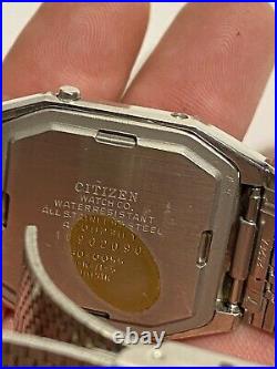 Citizen Time-Track 30-0055 Ana-Digi Timer mesh original band Collectible Watch