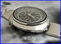 Collectible Seiko Sports 5 Automatic 6119-6400 Jumbo 43mm Day/Date Steel Watch