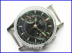 Collectible soviet POLJOT 3017 watch Strela. Pilot's chronograph Air forces