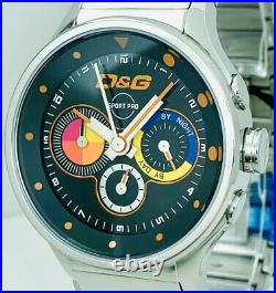D&G Men's DW0209 Codename Collection Chronograph Black Dial Watch