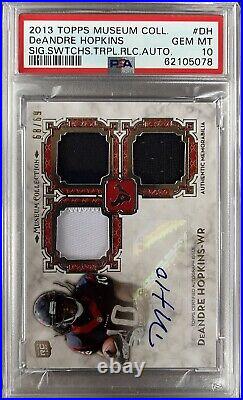 Deandre Hopkins 2013 Topps Museum Collection Silver Auto Rpa Psa 10