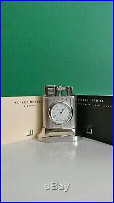 Dunhill Silver Plated Longitude Sports Lighter withClock-Works