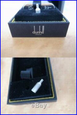 Dunhill Unique sports Turbo Lighter Swiss made Silver color good working set box