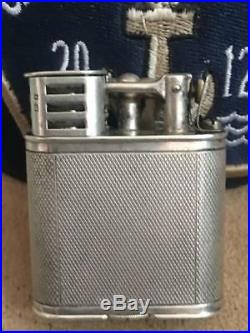 Dunhill lighter sterling silver Sport W&G Lift Arm 1927 UK Mint. Signed England