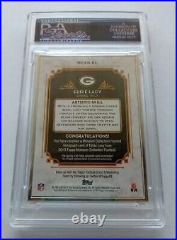 Eddie Lacy 2013 Topps Museum Collection Framed Autograph Silver #EL #ed 14/20