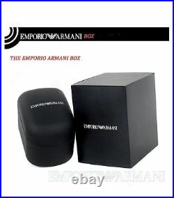 Emporio Armani Men's Collection Black Detail Gmt Watch Ar0555