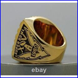 Fashionable Philadelphia Eagles NFC Championship Men's Collection Ring (1980)