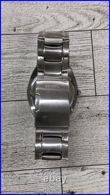 Fossil College Collection Ohio State Buckeyes Red Dial Stainless Man's Watch