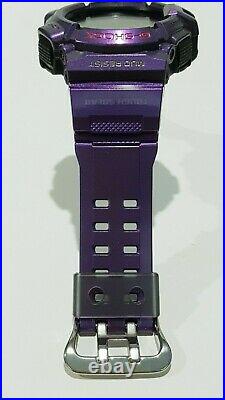 G-Shock Vintage Mudman GW-9300GB Unique Custom Purple 3D Metallic Blue LCD