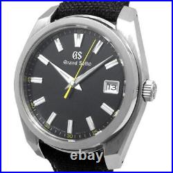 GS Grand Seiko Sports Collection SBGV243 Quartz 9F82-0AL0 Black Dial Mens Watch