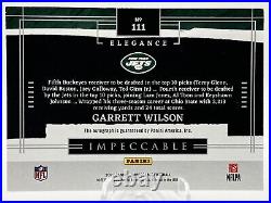 Garrett Wilson 2022 Panini Impeccable Elegance 1oz. 999 NFL Silver Bar Auto/19