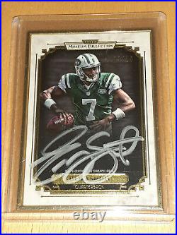 Geno Smith 3/10 2013 Topps Museum Collection Framed Rookie Autographs Silver Ink