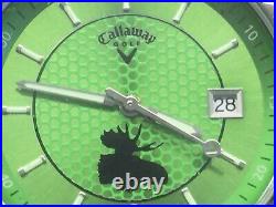 Gorgeous Callaway Golf Time Collection Cy2004 Stainless Steel Watch Never Worn