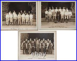 Gorham Silver Co Rhode Island baseball softball athletes 6 antique sport photos