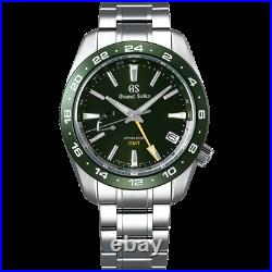Grand Seiko Sport Collection Spring Drive 40.5 MM GMT Green Dial Watch SBGE257G