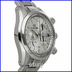 Grand Seiko Sport Collection Spring Drive Chrono Steel Mens Watch Date SBGC201