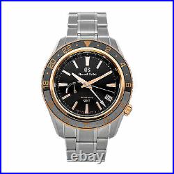 Grand Seiko Sport Collection Spring Drive GMT Boutique Steel Gold Mens SBGE251