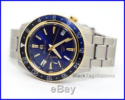Grand Seiko Sport Collection Spring Drive GMT SBGE248 Steel Gold Mens Wristwatch